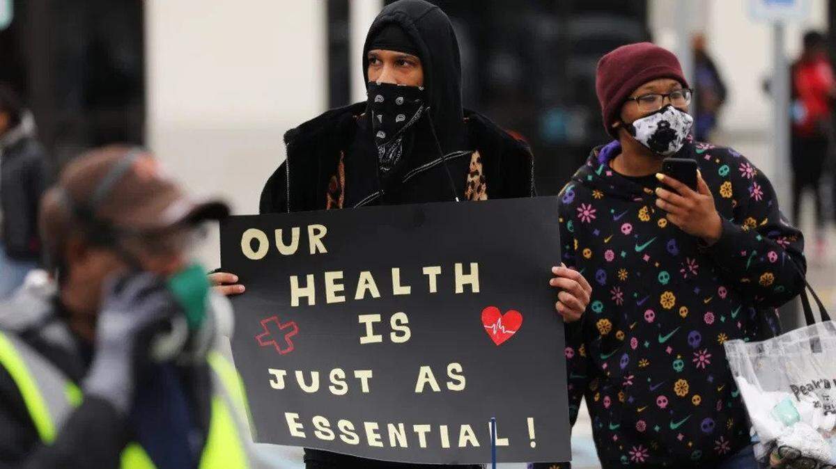 Amazon workers went on strike, demanding the company give them more protections as they worked through the coronavirus pandemic.