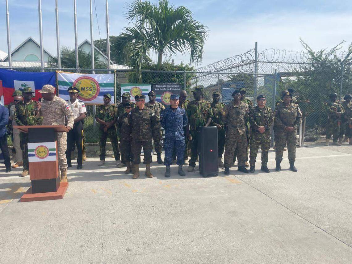 Security personnel from Guatemala and El Salvador arrive in Port-au-Prince on Friday, January 3, 2025 to join the Kenya-led Multinational Security Support mission to fight gangs. 
