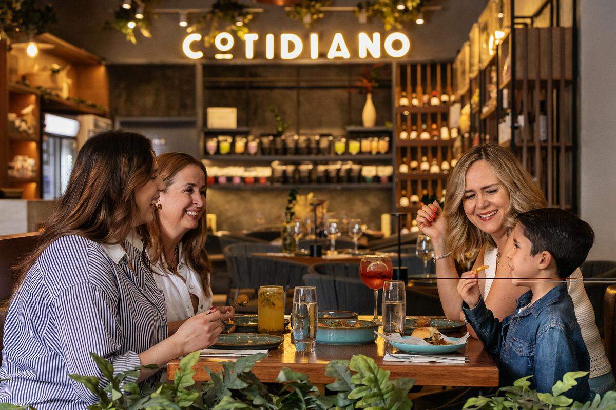The interior of Cotidiano in Wynwood.