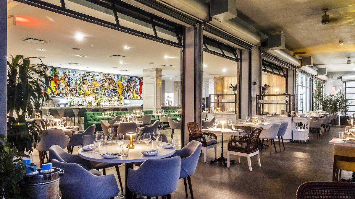 Leku Fish & Garden at the Rubell Museum in Miami looks like the old Leku — but the concept has changed. The restaurant now focuses on a seafood and vegetable menu, reflecting the cuisine of Spain’s Basque region.