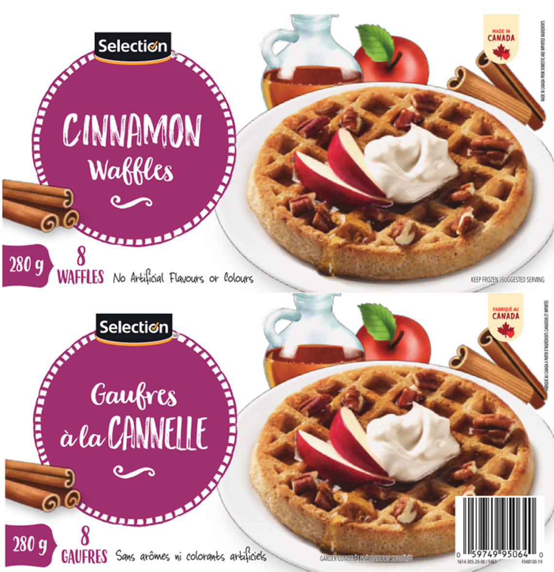 Selection Cinnamon Waffles were among the varieties included in the recall.