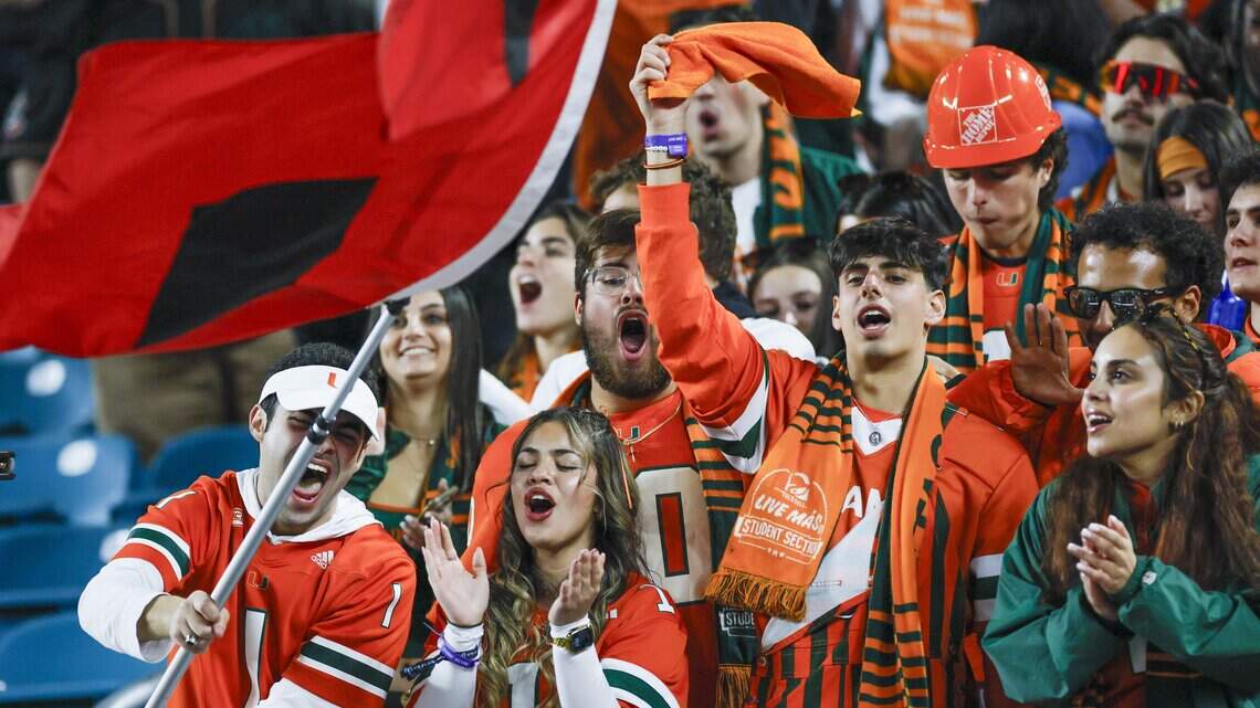 UM Hurricanes fans bring excitement, leave without victory