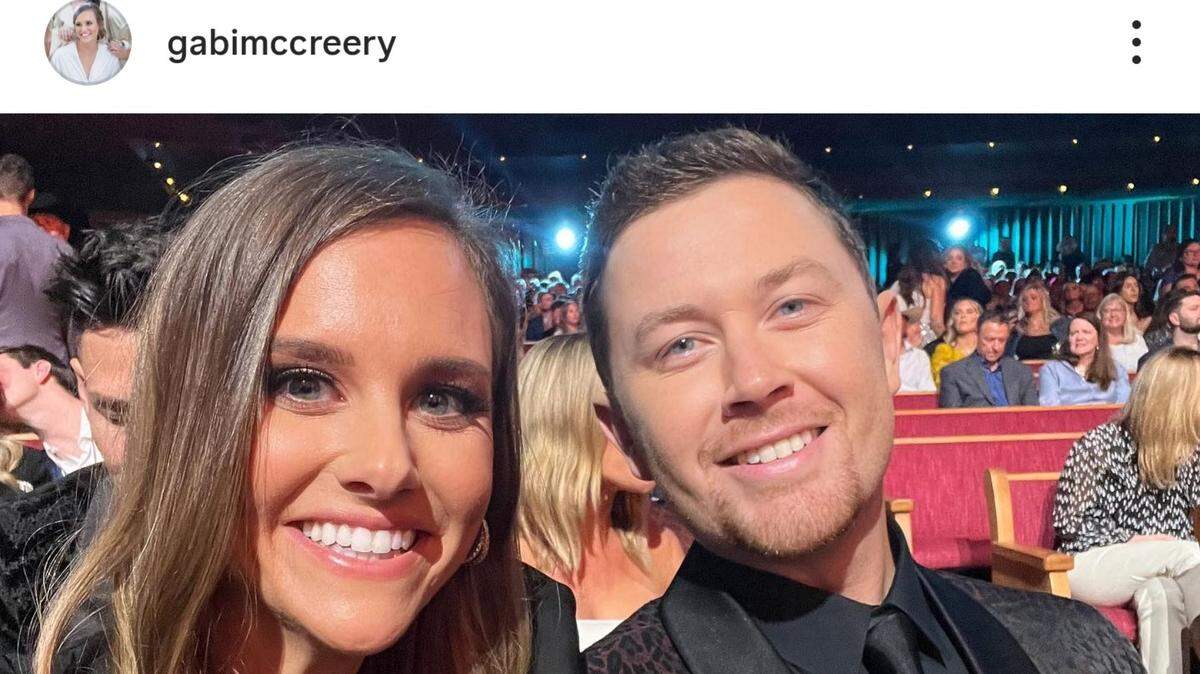 scotty mccreery with wife gabi mccreery