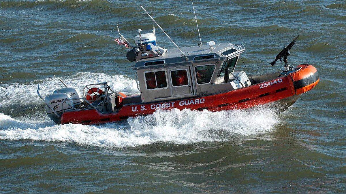 A U.S. Coast Guard patrol boat is seen in this undated photo. A similar boat’s crew rescued a downed pilot off St. Petersburg, Florida, Friday, Nov. 12, 2021.