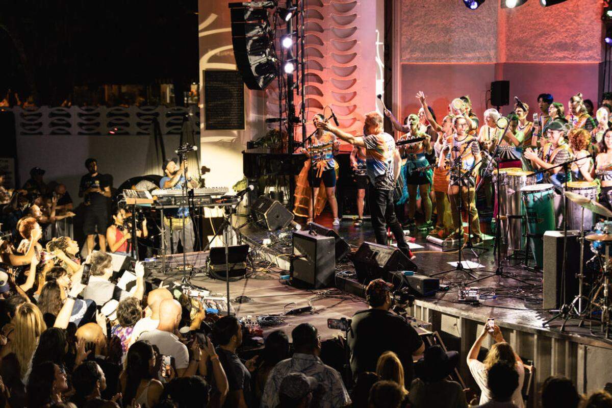 Miamibloco perform at the Miami Beach Bandshell last year.