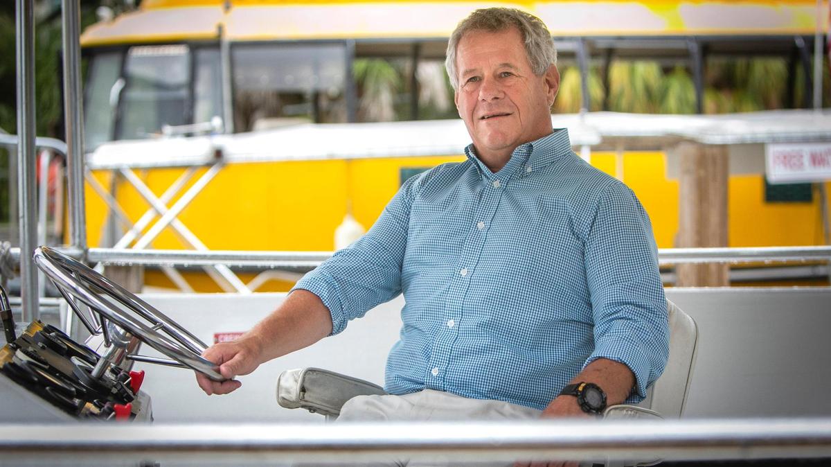 Bill Walker, Principal and CEO of WaterTaxi of Fort Lauderdale on June 29, 2021.