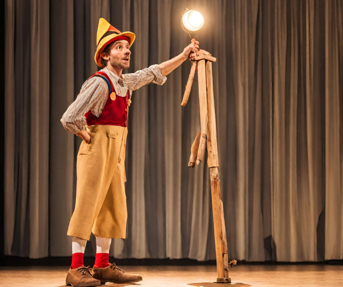 Fantasy Theatre Factory presents ‘The Mis-Adventures of Pinocchio’ at the Sandrell Rivers Theater, Miami.