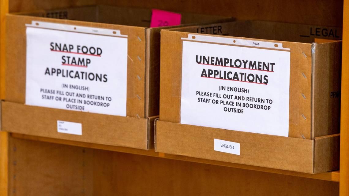 The volume of new claims for unemployment benefits eased in Florida, after a surge related to Hurricane Ian. Still, many hotel workers remain jobless.