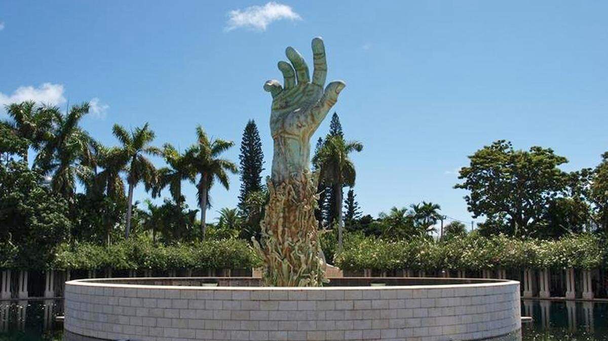 Christopher Green, a 44-year-old homeless man, was charged with defacing the Holocaust Memorial in Miami Beach with his blood, police said.