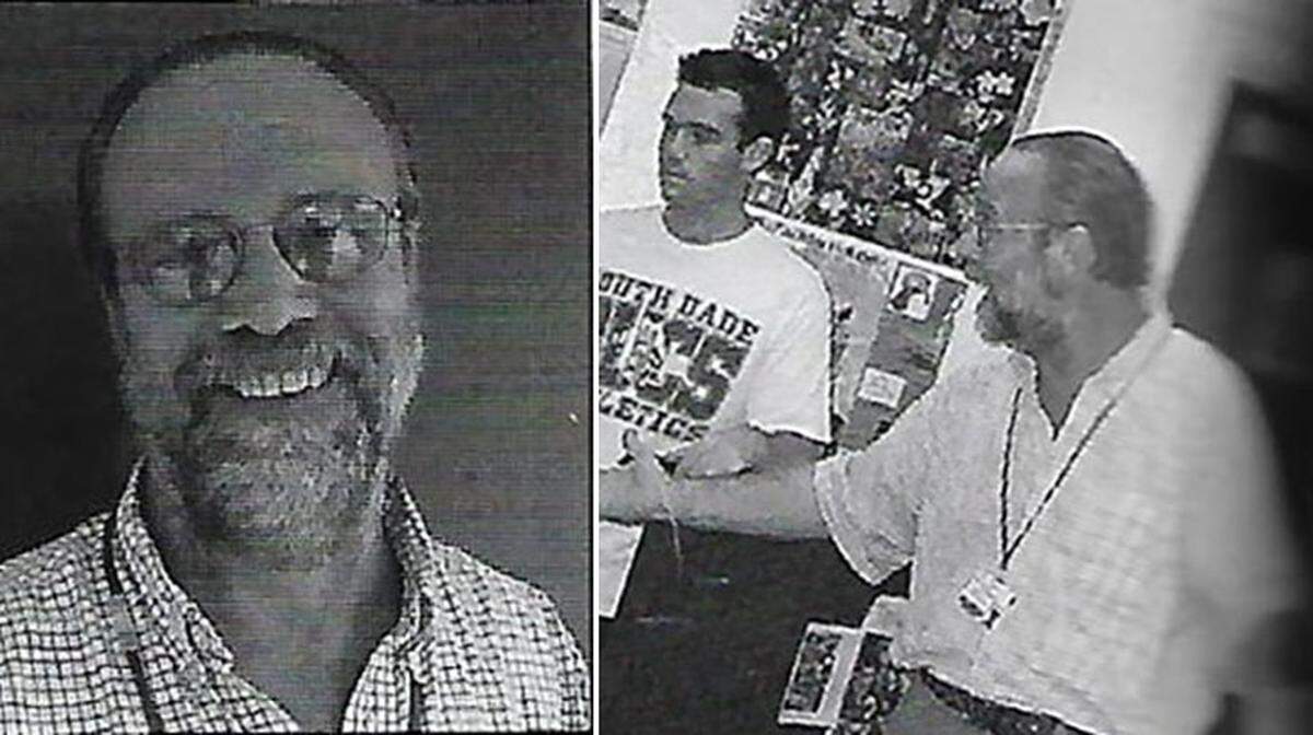Retired South Dade High Tom Privett, seen here in photos from school’s 2003 yearbook, is awaiting trial on accusations that he manipulated an underage student into a sexual relationship.