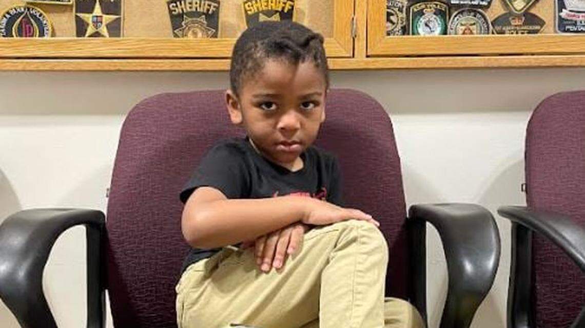 Police in Maryland say this young boy was found wandering alone outside of Universal Super Market in Takoma Park.
