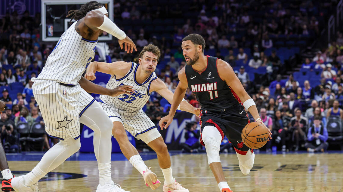 Heat (and Klay Thompson) not worried Thompson’s preseason shooting numbers: ‘The shots will fall’