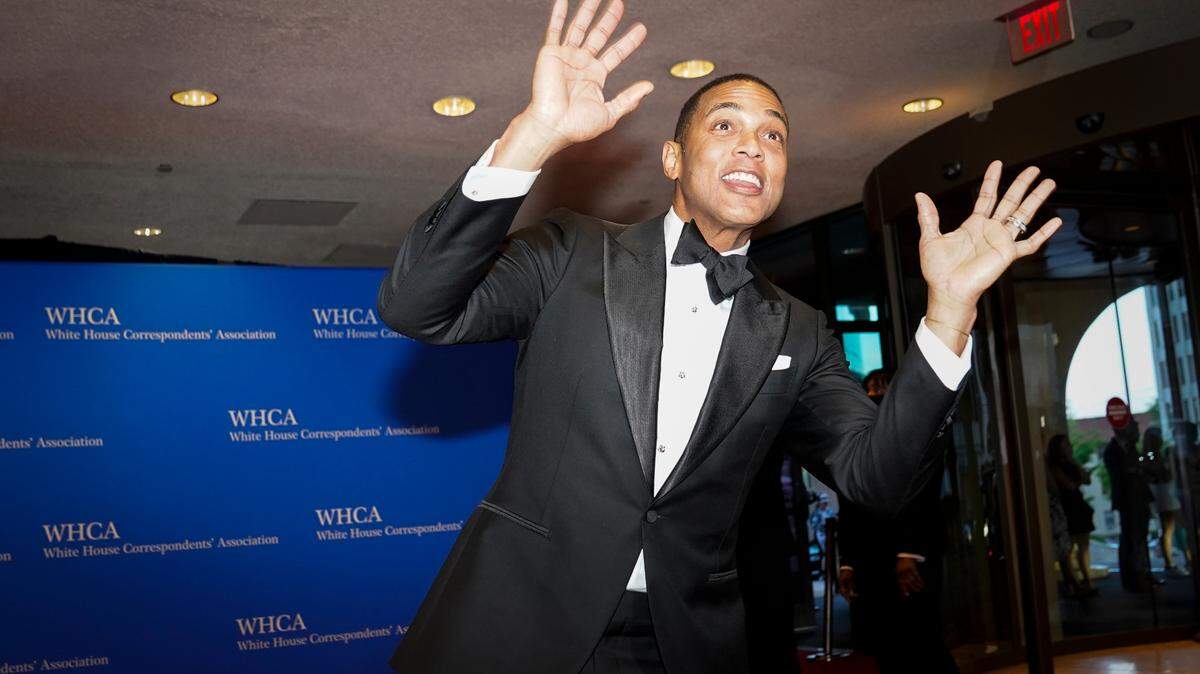 Apr 30, 2022; Washington, DC, USA; CNN broadcaster Don Lemon arrives at the White House CorrespondentsÕ Association annual dinner at the Washington Hilton. Mandatory Credit: Jack Gruber-USA TODAY