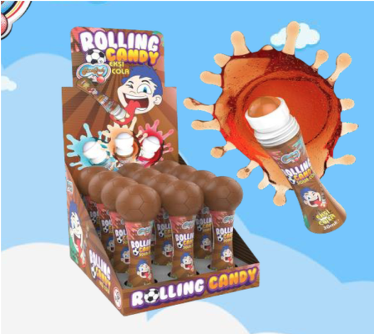 Cocco Candy Rolling Candy Cola flavor