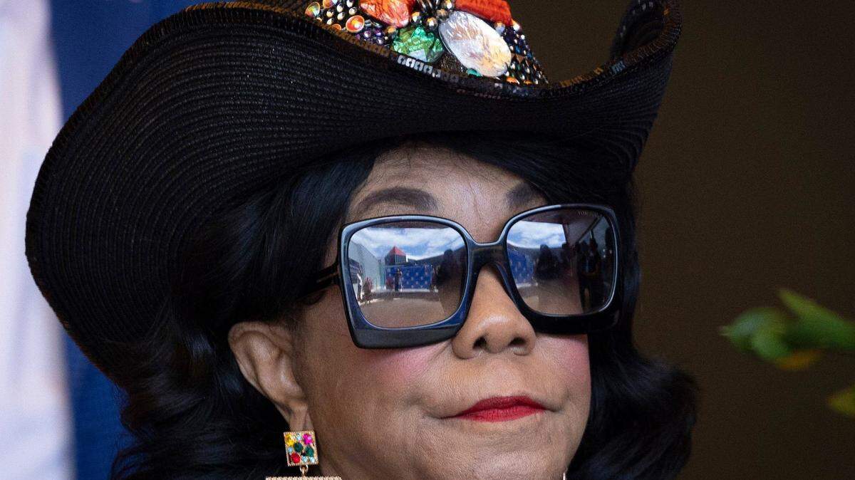Congresswoman Frederica Wilson presented a $3 million check to the Museum of Contemporary Art in North Miami.