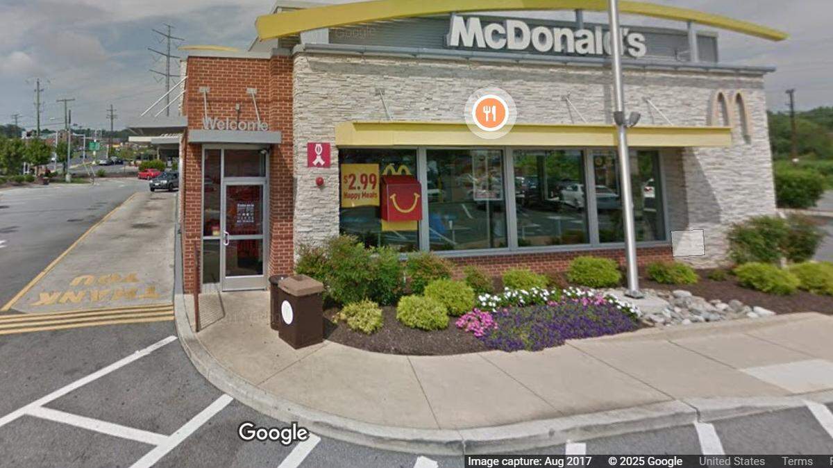 A McDonald’s security guard is charged with second-degree murder in the death of a 45-year-old man, Maryland police said.