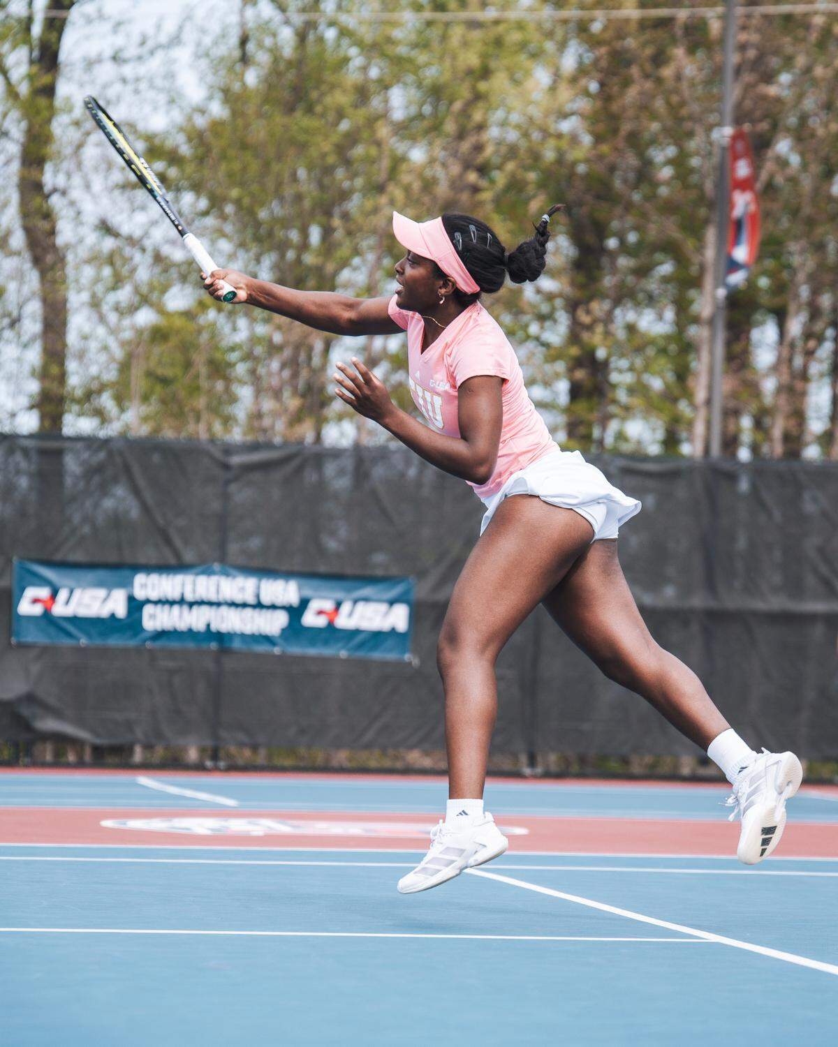 Oyinlomo Quadre – a Nigeria native - has played a huge role in helping the FIU women’s tennis team advance to the NCAA Tournament.