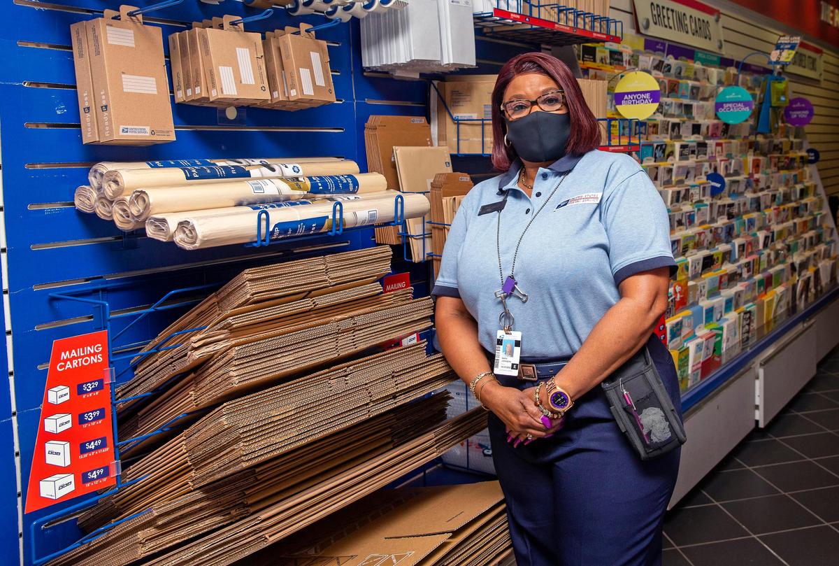 Mary Johnson, lead sales & services associate, United States Postal Service.
