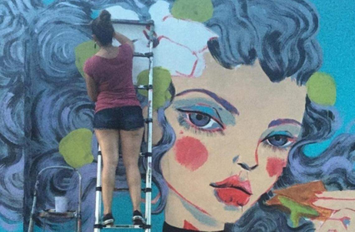 En Hialeah también hay buen arte callejero.