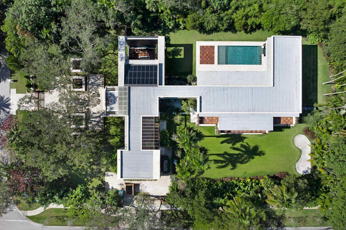 Amenities at the home, which spans more than 11,000 square feet, include a putting green and swimming pool.