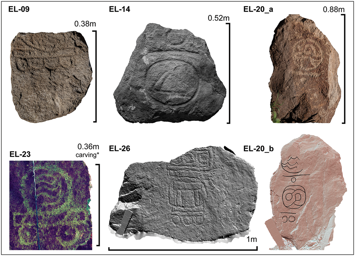 Other carvings show calendar images used by the people in this era.