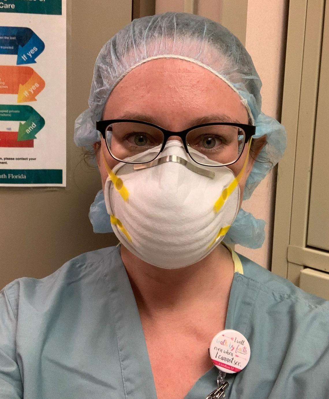 Amelia Stansberry had her first full day on the job at Baptist Health South Florida on Tuesday. It was busy. “I’m just sitting down for the first time today,’’ she said late in the afternoon.