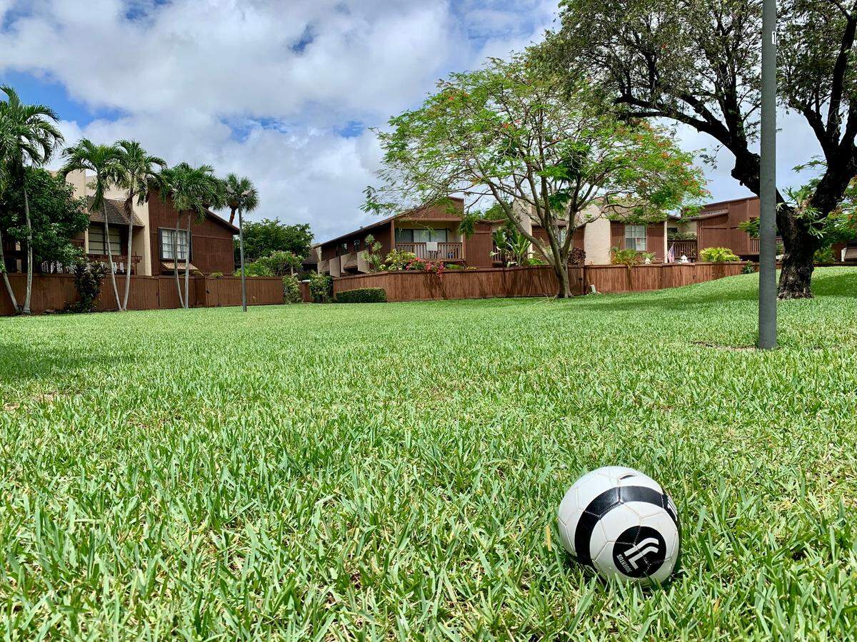 After nearly two days of steady, often heavy, rain from a disturbance in the Atlantic, the sun broke through in some parts of South Florida, as in this Kendall neighborhood at 2:45 p.m. Saturday, June 4, 2022.