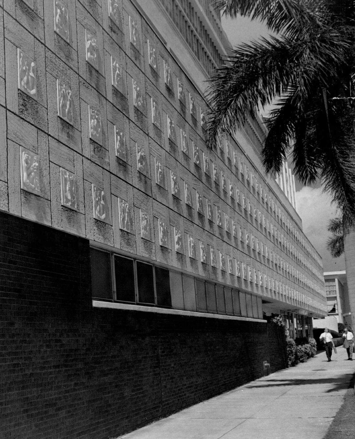 The lower floors of the Dupont Plaza hotel in 1969.