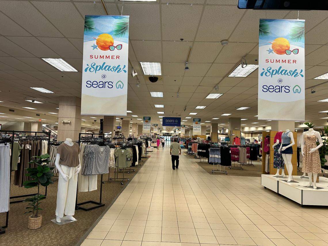 Customers still go to the last Sears store in Miami, as seen here at the “Coral Gables store” as longtime customers call the store on the Miami side of Douglas Road and Coral Way, on the afternoon of July 10, 2024. But even so, the aisles are seldom crowded like they were in the store’s heyday, which lasted for decades after its 1954 opening at this location.