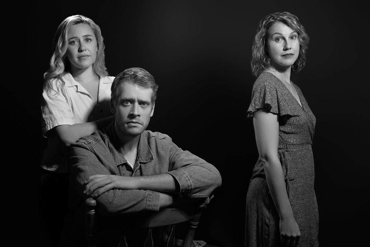 Casey Sacco, Timothy Mark Davis, Elizabeth Price of New City Players.