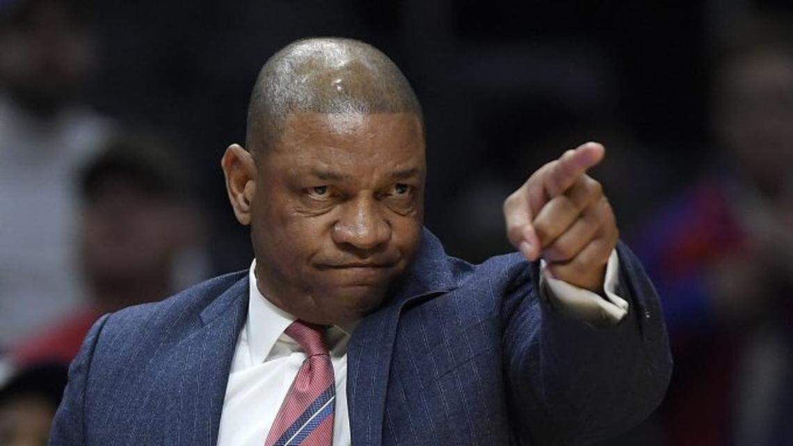 Glenn “Doc” Rivers, coach of the L.A. Clippers, gave an impassioned post-game speech about the police shooting of Jacob Blake in Kenosha, Wisconsin.