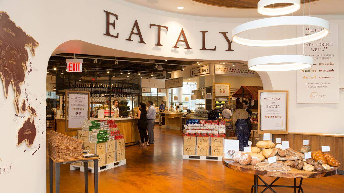 Eataly in downtown New York City. The internationally famous Italian brand is coming to the Aventura Mall in 2025.