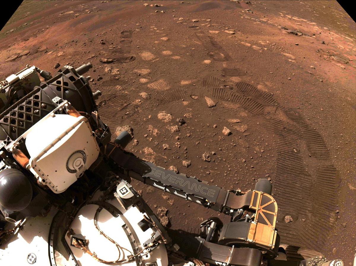 The Mars rover Perseverance collects scientific evidence proving that Mars is mostly dirt.