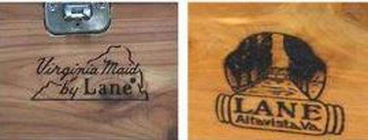 The “Virginia Maid” and “Lane” logos