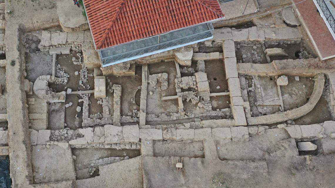 Archaeologists unearthed a sprawling temple dating back 2,600 years in Greece.