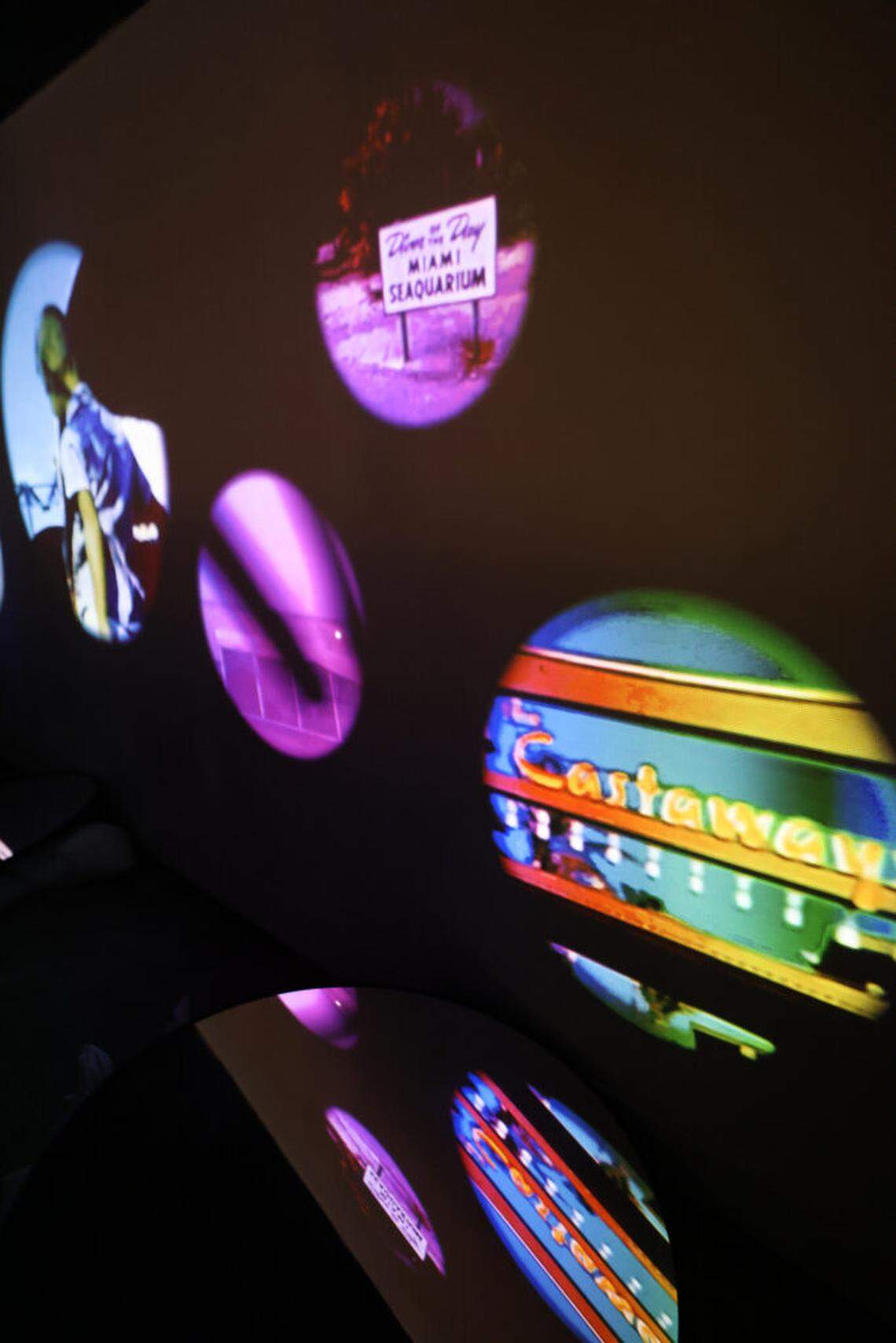 Detail of Julia Zurilla’s video installation capturing the impact that climate change has in the city.