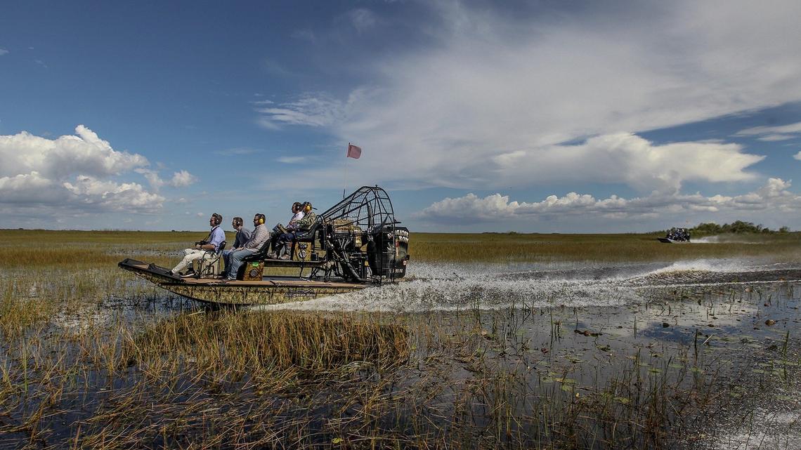 In September, Gov. Ron DeSantis toured Everglades marshes with Ron Bergeron, one of his first appointees to the South Florida Water Management Board.