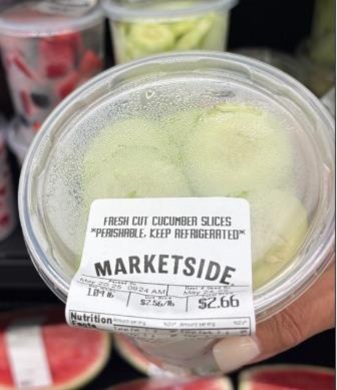 Marketside Fresh Cut Cucumber Slices