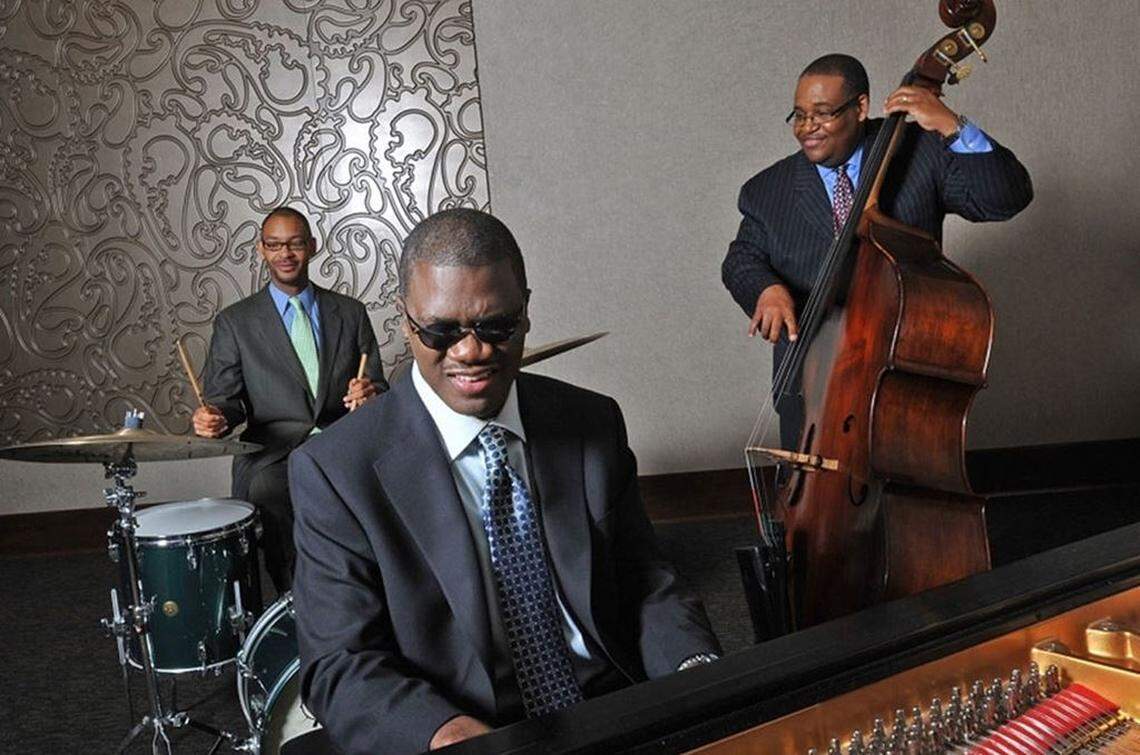 The Marcus Roberts Trio, with virtuoso jazz pianist Marcus Roberts, drummer Jason Marsalis and bassist Rodney Jordan, will showcase their improvisational chops when they join NWS for an inventive interpretation of George Gershwin’s “Rhapsody in Blue.”