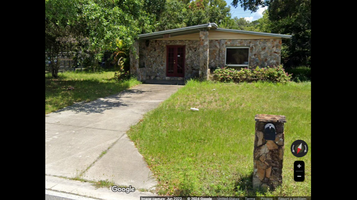 The victim was parked at this home on West Third Street in Sanford, Florida, when two people approached the pickup and shots were fired, police say.