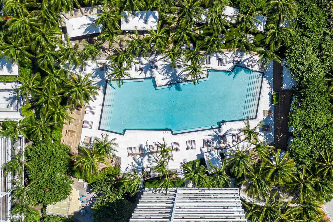 The new pool deck at WET at W South Beach.