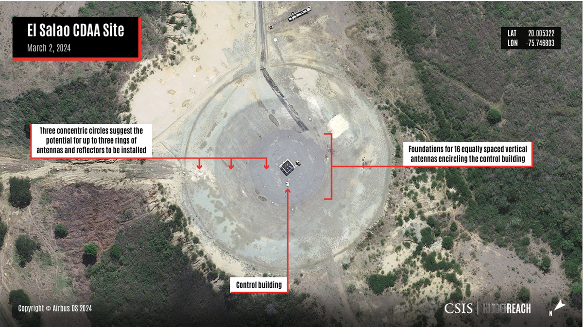 In the report “Secret Signals: Decoding China’s Intelligence Activities in Cuba,” published by the Center for Strategic and International Studies on July 1, the authors detected the construction of the new facility intended to collect signals intelligence near a neighborhood called El Salao, east of Santiago de Cuba.