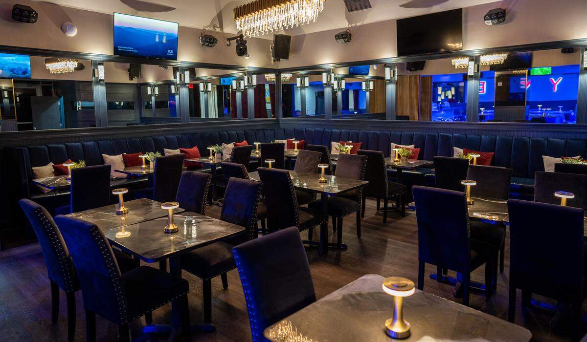 The dining room at Smith & Webster restaurant in North Miami.