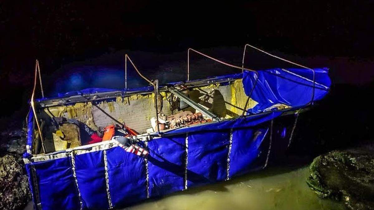 Twelve Cuban migrants made landfall in Key West on Sept. 8, 2021. They were taken into custody by the U.S. Border Patrol.
