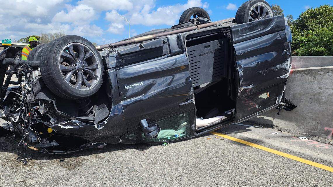 Lanes reopen on I-95 in Fort Lauderdale after crash hospitalized three people