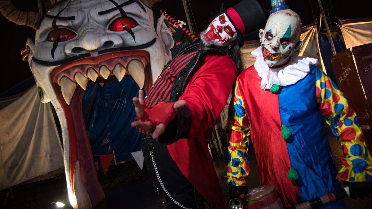 Just a few of the nice people you’ll find at the Halloween-themed House of Horror Haunted Carnival.