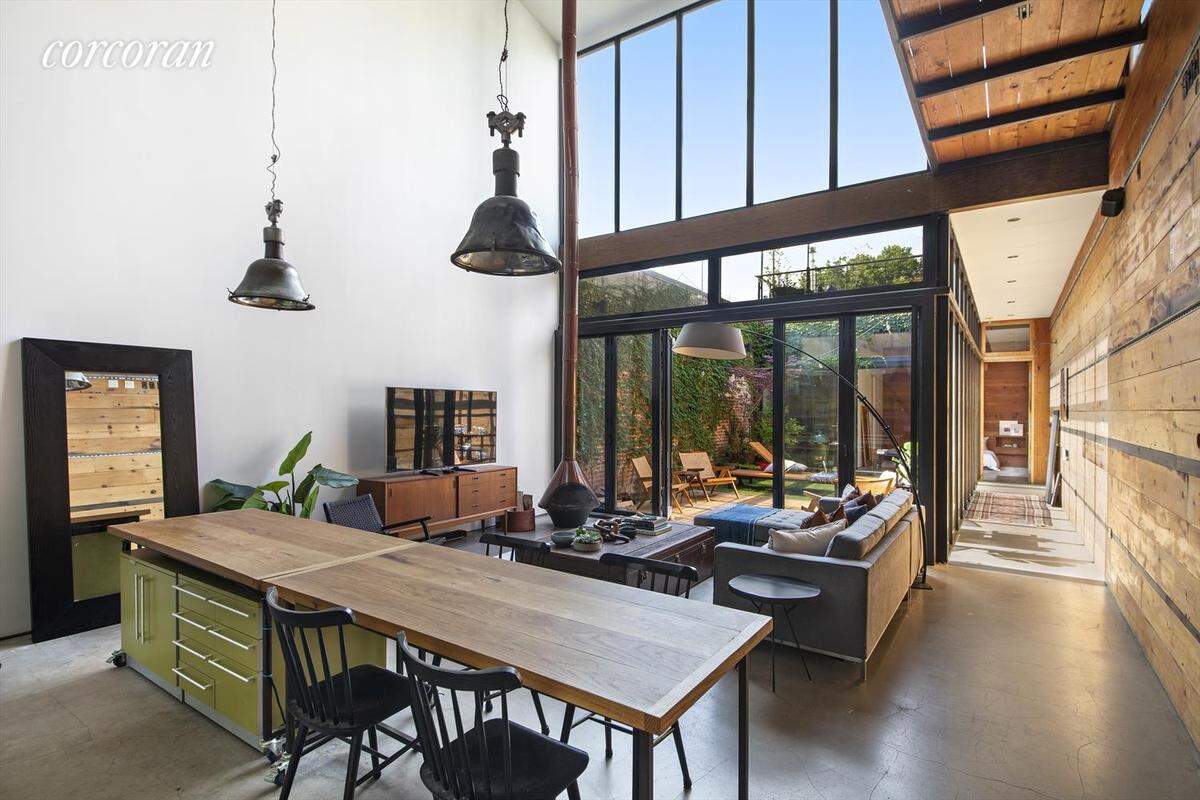 Downstairs of Steve Burns’ Brooklyn home.