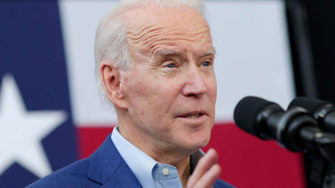 Democratic presidential candidate and former Vice President Joe Biden