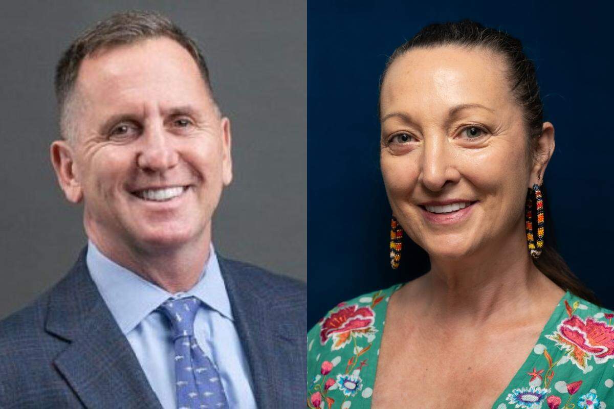 Ken O’Keefe (left) and Kimberly Green (right)