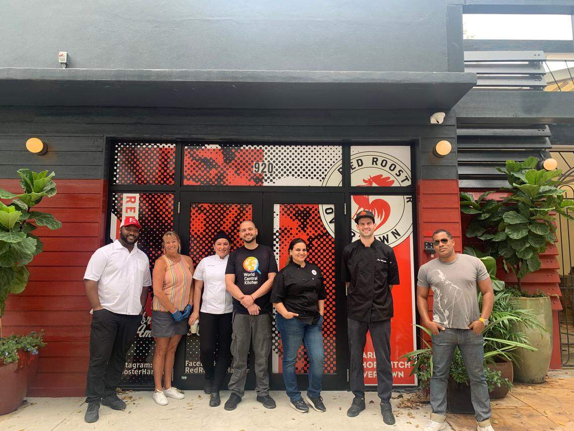 Celebrity chef Marcus Samuelsson lent his as-yet-unopened Red Rooster Overtown restaurant to the staff of José Andrés’ World Central Kitchen so they can set up a kitchen to feed Miami’s out-of-work restaurant community.